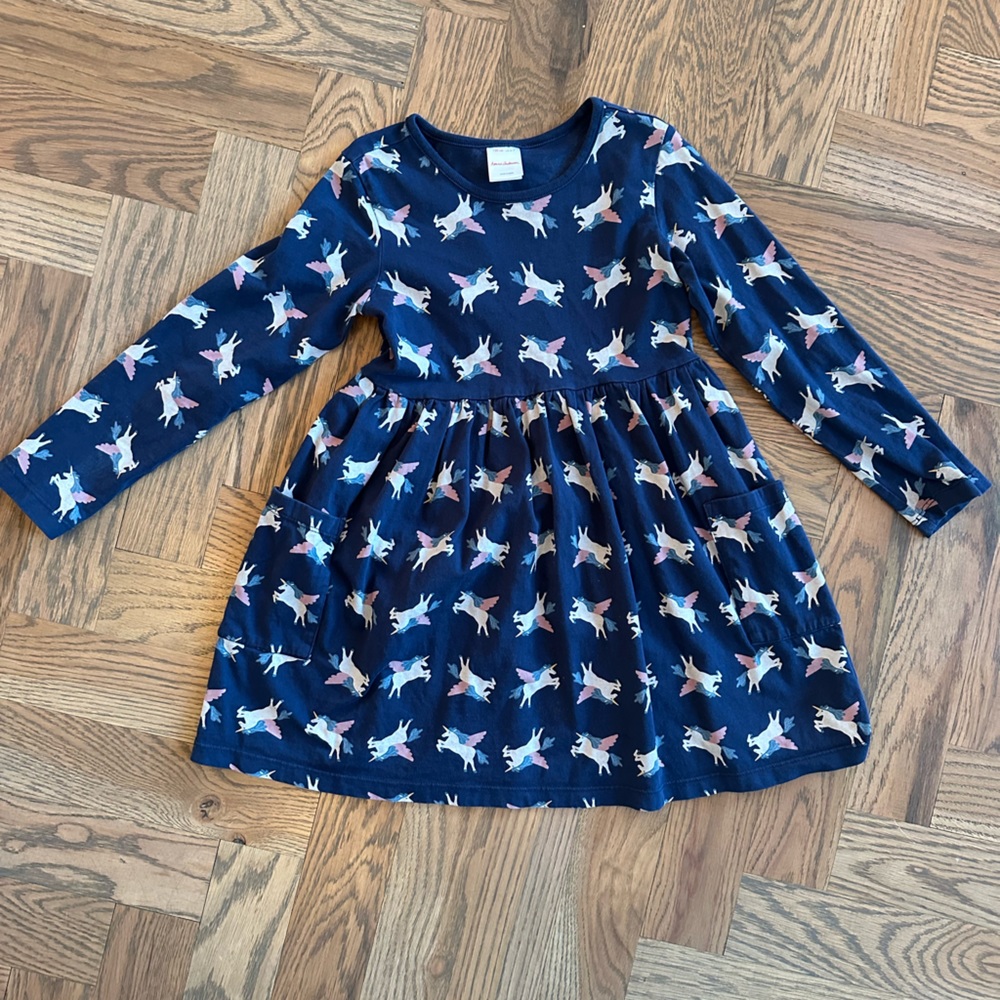 Hanna Andersson Unicorn Dress, size 6/7